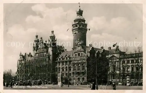 AK / Ansichtskarte Leipzig Neues Rathaus Leipzig