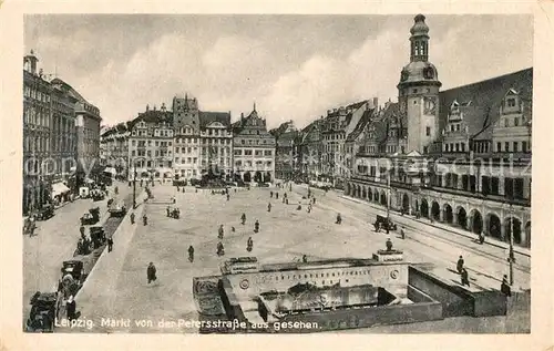 AK / Ansichtskarte Leipzig Markt Leipzig