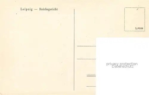 AK / Ansichtskarte Leipzig Reichsgericht Leipzig