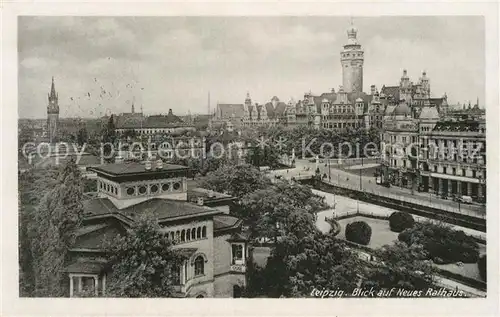 AK / Ansichtskarte Leipzig Neues Rathaus Leipzig