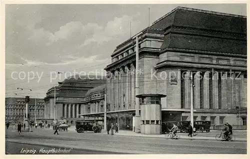 AK / Ansichtskarte Leipzig Hauptbahnhof Leipzig