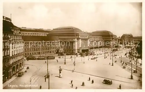 AK / Ansichtskarte Leipzig Hauptbahnhof Leipzig