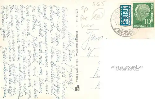 AK / Ansichtskarte Bergisches_Land Stauweiher Vergnuegungspark Strandbad Heidberger Muehle Brucker Muehle Schloss Caspersbrueck Tannenpark Bergisches_Land