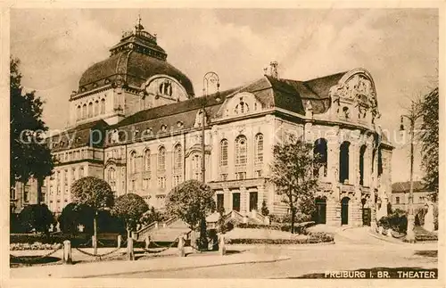 AK / Ansichtskarte Freiburg_Breisgau Theater Freiburg Breisgau