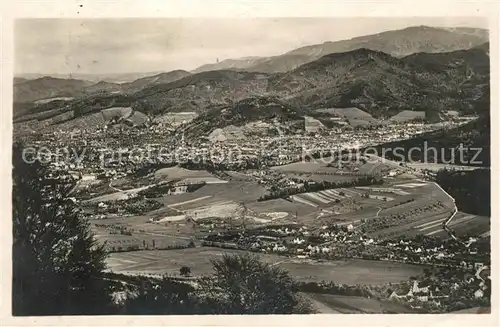 AK / Ansichtskarte Freiburg_Breisgau Blick vom Schoenberg Freiburg Breisgau