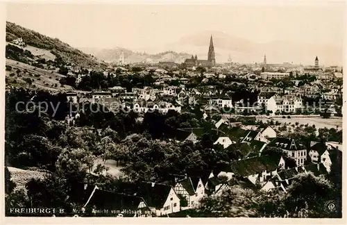 AK / Ansichtskarte Freiburg_Breisgau Blick vom Hebsack Freiburg Breisgau