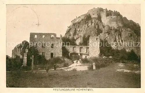 AK / Ansichtskarte Singen_Hohentwiel Festungsruine Hohentwiel Singen Hohentwiel
