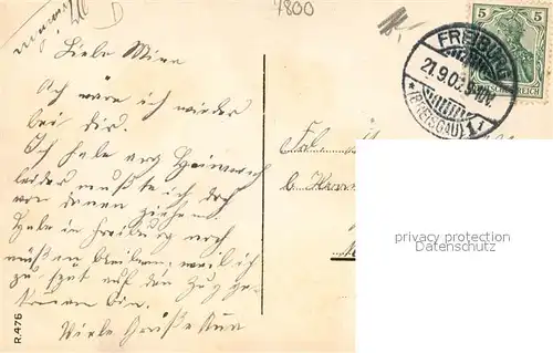 AK / Ansichtskarte Freiburg_Breisgau Muenster Freiburg Breisgau