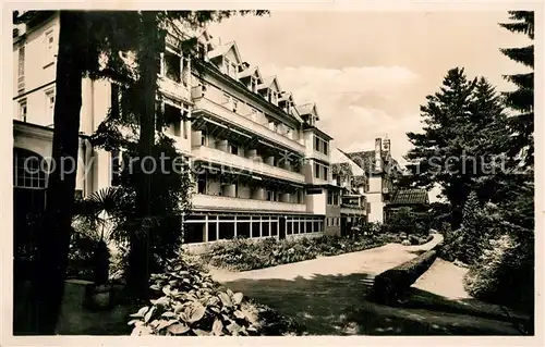 AK / Ansichtskarte Wildbad_Schwarzwald Sanatorium Schoemberg Wildbad_Schwarzwald
