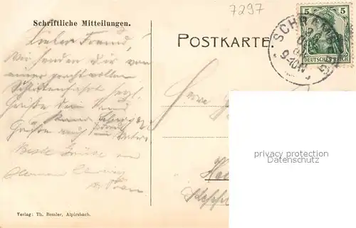 AK / Ansichtskarte Alpirsbach Klosterkirche Alpirsbach