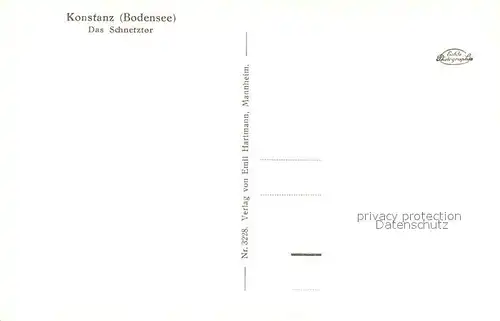AK / Ansichtskarte Konstanz_Bodensee Das Schnetztor Konstanz_Bodensee