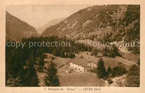 AK / Ansichtskarte Lelex Domaine du Creux Lelex