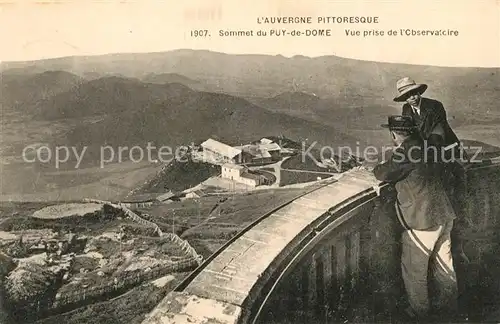 AK / Ansichtskarte Le_Puy_de_Dome Vue prise de l Observatoire Le_Puy_de_Dome