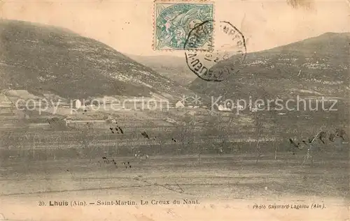 AK / Ansichtskarte Lhuis Saint Martin Le Creux du Nant Lhuis