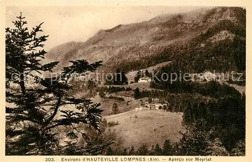 AK / Ansichtskarte Hauteville Lompnes Apercu sur Meyriat Hauteville Lompnes