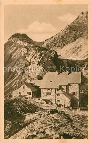 AK / Ansichtskarte Hochvogel Prinz Luitpoldhaus mit Glasfelderkopf Hochvogel