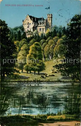 AK / Ansichtskarte Coburg Schloss Callenberg Coburg