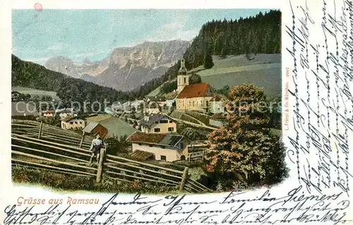 AK / Ansichtskarte Ramsau_Berchtesgaden Panorama Ramsau Berchtesgaden