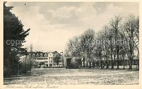 AK / Ansichtskarte Altoetting Institut der Englischen Fraeulein Park Altoetting