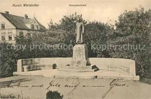 AK / Ansichtskarte Bad_Woerishofen Kneippdenkmal Bad_Woerishofen