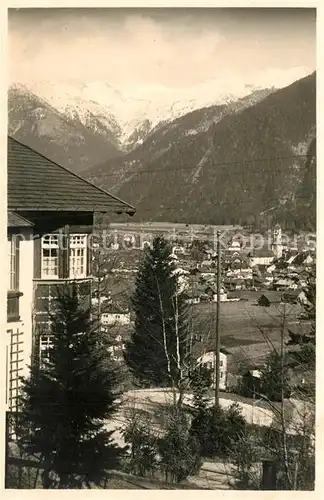 AK / Ansichtskarte Mittenwald_Bayern Pension Drachenburg Panorama Mittenwald Bayern