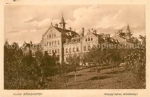 AK / Ansichtskarte Bad_Woerishofen Kneippsches Kinderasyl Bad_Woerishofen