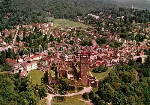 AK / Ansichtskarte Koenigstein_Taunus Burgruine Heilklimatischer Hoehenluftkurort Fliegeraufnahme Koenigstein_Taunus