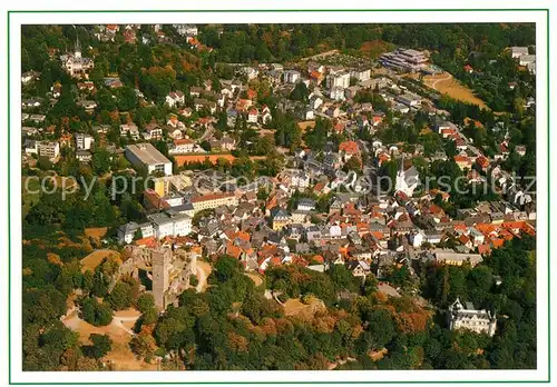AK / Ansichtskarte Koenigstein_Taunus Burgruine Heilklimatischer Hoehenluftkurort Fliegeraufnahme Koenigstein_Taunus