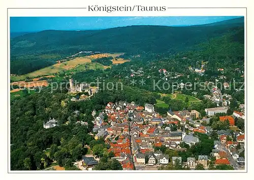 AK / Ansichtskarte Koenigstein_Taunus Heilklimatischer Hoehenluftkurort Fliegeraufnahme Koenigstein_Taunus