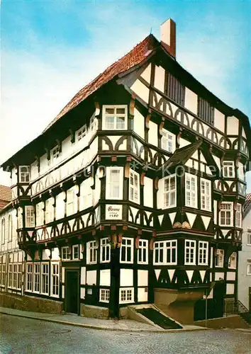 AK / Ansichtskarte Homberg_Efze Gasthaus Krone 15. Jhdt. Fachwerkhaus Homberg Efze