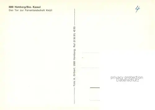 AK / Ansichtskarte Homberg_Efze Altstadt Fachwerkhaeuser Kirche Tor zur Ferienlandschaft Knuell Homberg Efze