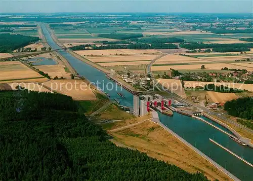 AK / Ansichtskarte Scharnebeck_Lueneburg Schiffshebewerk Fliegeraufnahme Scharnebeck Lueneburg