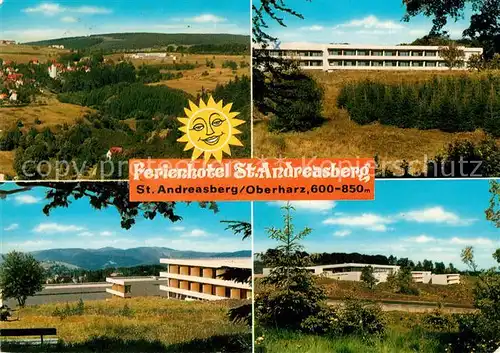 AK / Ansichtskarte St_Andreasberg_Harz Ferienhotel Landschaftspanorama St_Andreasberg_Harz