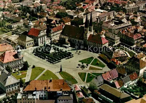 AK / Ansichtskarte Altoetting Kapellplatz Fliegeraufnahme Altoetting