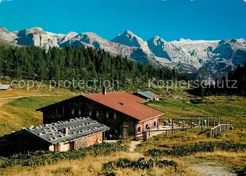 AK / Ansichtskarte Berchtesgaden Gotzenalm mit Teufelshoerner und uebergossener Alm Berchtesgadener Alpen Berchtesgaden