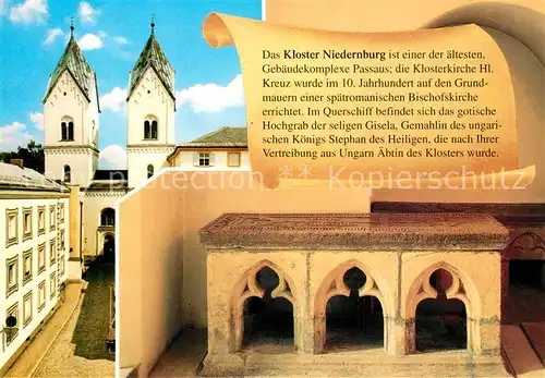 AK / Ansichtskarte Passau Kloster Niedernburg Klosterkirche Passau