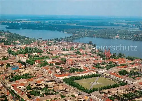 AK / Ansichtskarte Neuruppin Fliegeraufnahme Geburtsort Schinkel Fontane Neuruppin