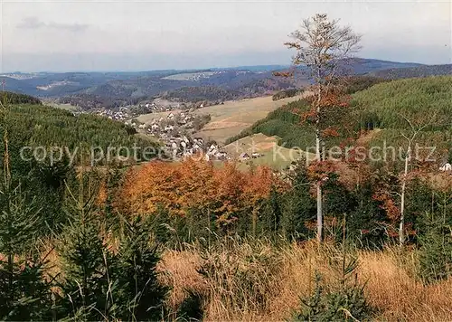 AK / Ansichtskarte Sosa_Erzgebirge Panorama Sosa Erzgebirge