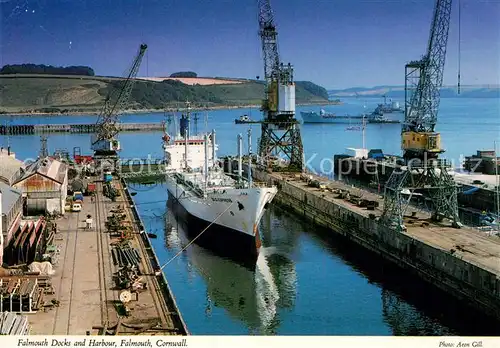 AK / Ansichtskarte Schiffe_Ships_Navires Falmouth Docks Harbour Cornwall  Schiffe_Ships_Navires