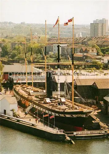 AK / Ansichtskarte Schiffe_Ships_Navires S.S. Great Britain Great Western Dock Bristol  Schiffe_Ships_Navires