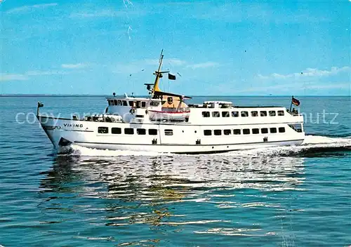 AK / Ansichtskarte Motorschiffe M S Viking Reederei Flensburg Motorschiffe