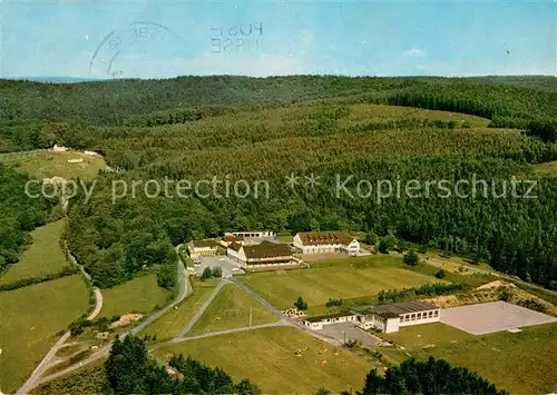 AK / Ansichtskarte Hachen_Sauerland Fliegeraufnahme Jugendbildungsstaette  Hachen_Sauerland