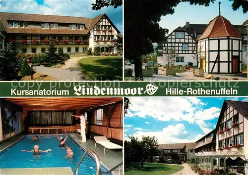 AK / Ansichtskarte Hille_Nordrhein Westfalen Kursanatorium Lindenmoor Hille_Nordrhein Westfalen