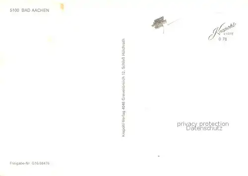 AK / Ansichtskarte Bad_Aachen Fliegeraufnahme Bad_Aachen