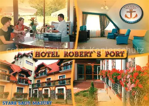 AK / Ansichtskarte Mikolajki Hotel Roberts Port Mikolajki