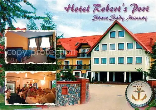 AK / Ansichtskarte Mikolajki Hotel Roberts Port Mikolajki