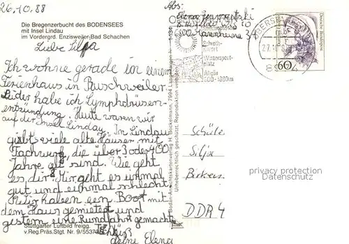 AK / Ansichtskarte Bad_Schachen_Lindau Fliegeraufnahme Bregenzerbucht Enzisweiler Bad_Schachen_Lindau