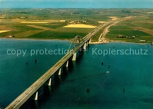 AK / Ansichtskarte Burg_Fehmarn Fliegeraufnahme Fehmarnsund Bruecke  Burg Fehmarn
