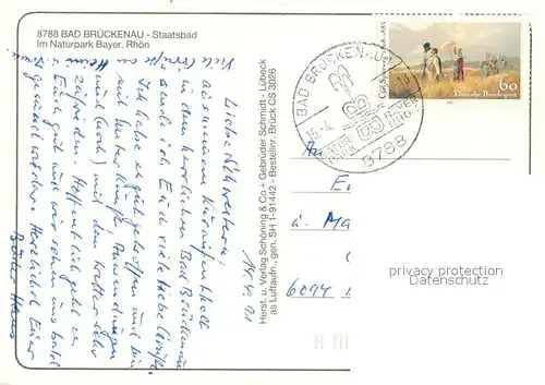 AK / Ansichtskarte Bad_Brueckenau Fliegeraufnahme  Bad_Brueckenau