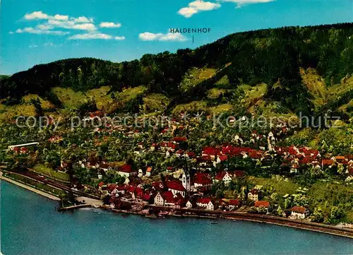 AK / Ansichtskarte Sipplingen Fliegeraufnahme Haldenhof Sipplingen